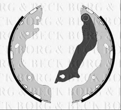 BORG & BECK bbs6465 -  Колодки тормозные барабанные, комплект